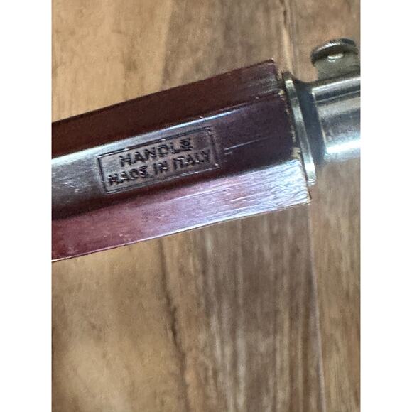 Black Vintage Schertz Umbrella Wood Handle Parasol Metal Tip Case - Picture 8 of 15